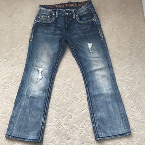 Men’s rock revival jeans